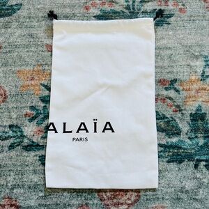 8.5x13.75” Alaia Paris Dust Bag